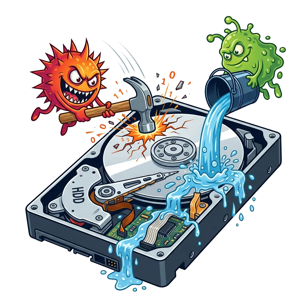 Tipos de Fallos en Discos Duros